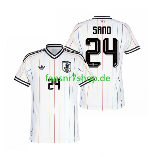 Japan fußball trikot WM 2026 Kaishu Sano 24 Herren Auswärts Kurzarm