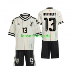 Japan fußball trikot WM 2026 Keito Nakamura 13 Kinder Auswärts Kurzarm