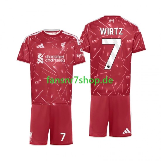 Liverpool fußball trikot Florian Wirtz 7 Kinder Heim 2026-2027 Kurzarm