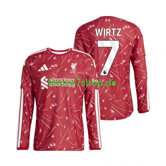 Liverpool fußball trikot Florian Wirtz 7 Herren Heim 2026-2027 Langarm