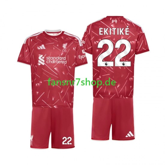 Liverpool fußball trikot Hugo Ekitike 22 Kinder Heim 2026-2027 Kurzarm