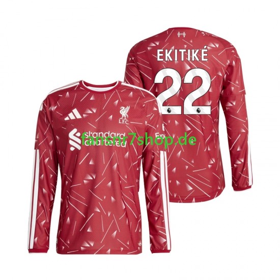 Liverpool fußball trikot Hugo Ekitike 22 Herren Heim 2026-2027 Langarm