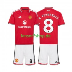 Manchester United fußball trikot Bruno Fernandes 8 Kinder Heim 2026-2027 Kurzarm