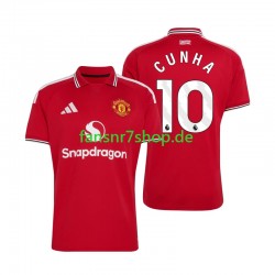 Manchester United fußball trikot Matheus Cunha 10 Herren Heim 2026-2027 Kurzarm