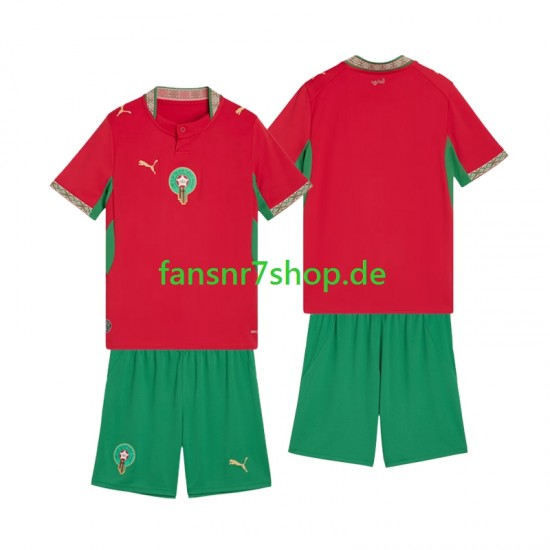 Marokko fußball trikot Kinder Heim 2026 Kurzarm