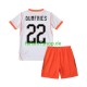 Niederlande fußball trikot WM 2026 Denzel Dumfries 22 Kinder Auswärts Kurzarm