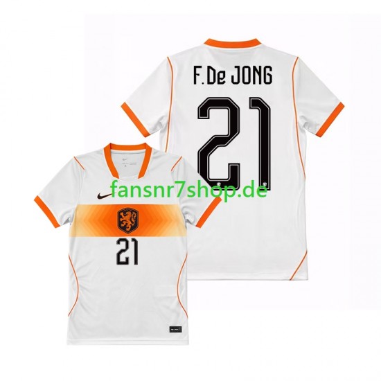 Niederlande fußball trikot WM 2026 Frenkie de Jong 21 Herren Auswärts Kurzarm