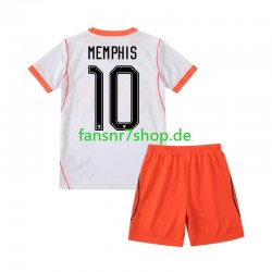 Niederlande fußball trikot WM 2026 Memphis Depay 10 Kinder Auswärts Kurzarm