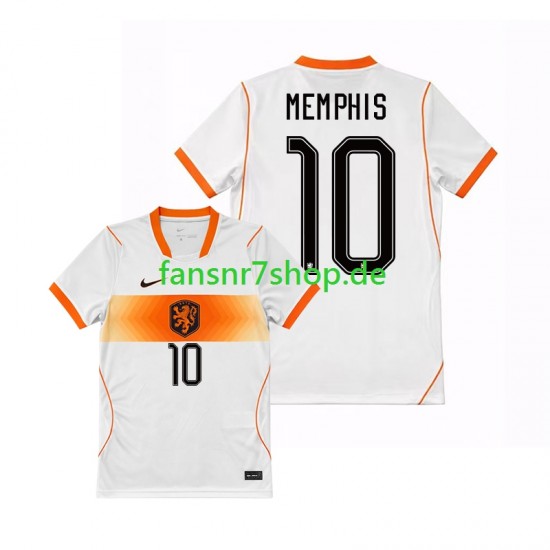 Niederlande fußball trikot WM 2026 Memphis Depay 10 Herren Auswärts Kurzarm