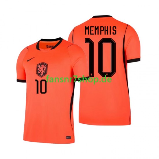 Niederlande fußball trikot WM 2026 Memphis Depay 10 Herren Heim Kurzarm