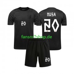 Norwegen fußball trikot WM 2026 Antonio NUSA 20 Kinder Auswärts Kurzarm Norwegen fußball trikot WM 2026 Antonio NUSA 20 Kinder Auswärts Kurzarm
