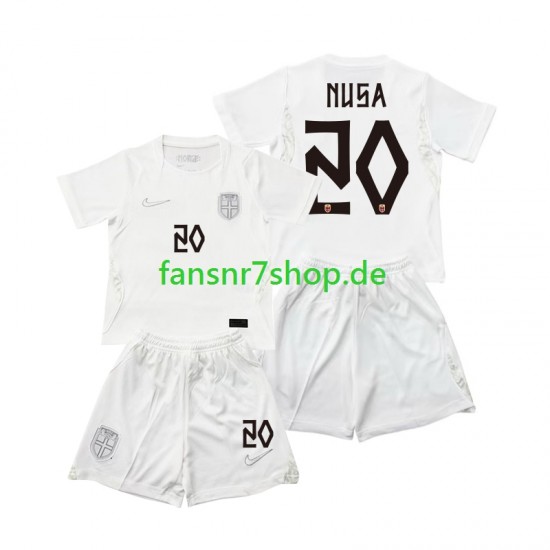 Norwegen fußball trikot WM 2026 Antonio NUSA 20 Kinder Ausweich Kurzarm