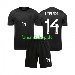 Norwegen fußball trikot WM 2026 Julian Ryerson 14 Kinder Auswärts Kurzarm Norwegen fußball trikot WM 2026 Julian Ryerson 14 Kinder Auswärts Kurzarm