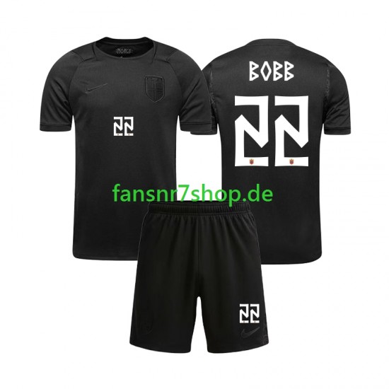 Norwegen fußball trikot WM 2026 Oscar Bobb 22 Kinder Auswärts Kurzarm