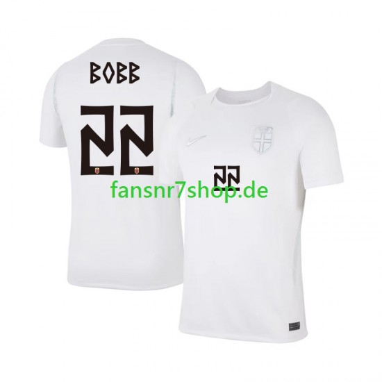 Norwegen fußball trikot WM 2026 Oscar Bobb 22 Herren Ausweich Kurzarm