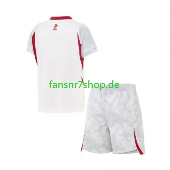 Polen fußball trikot WM 2026 Kinder Heim Kurzarm
