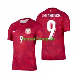 Polen fußball trikot Robert Lewandowski 9 Herren Auswärts 2026 Kurzarm