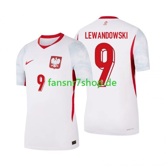 Polen fußball trikot Robert Lewandowski 9 Herren Heim 2026 Kurzarm