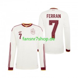 Spanien fußball trikot WM 2026 Ferran Torres 7 Herren Auswärts Langarm Spanien fußball trikot WM 2026 Ferran Torres 7 Herren Auswärts Langarm