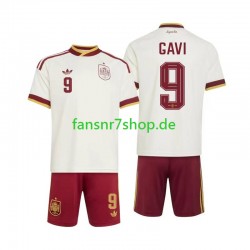 Spanien fußball trikot WM 2026 Gavi 9 Kinder Auswärts Kurzarm