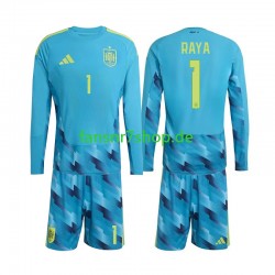 Spanien fußball trikot WM 2026 David Raya 1 Torhüter Kinder Heim Langarm