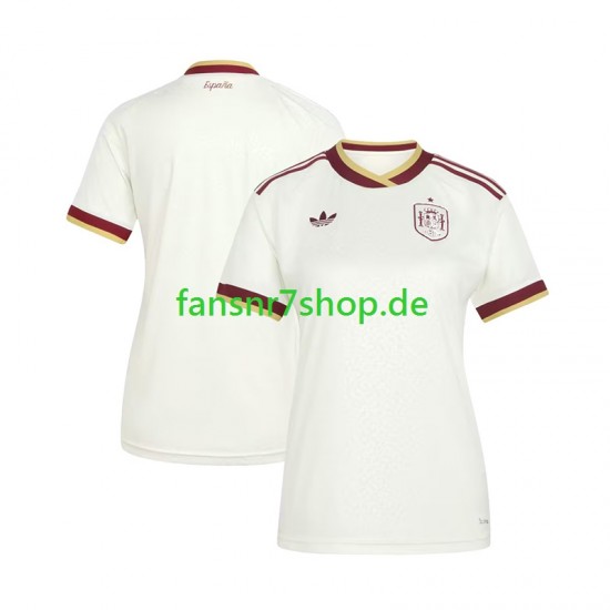 Spanien fußball trikot WM 2026 Dame Auswärts Kurzarm