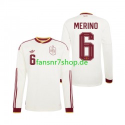 Spanien fußball trikot WM 2026 Mikel Merino 6 Herren Auswärts Langarm Spanien fußball trikot WM 2026 Mikel Merino 6 Herren Auswärts Langarm