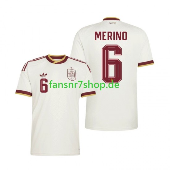 Spanien fußball trikot WM 2026 Mikel Merino 6 Herren Auswärts Kurzarm