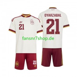 Spanien fußball trikot WM 2026 Mikel Oyarzabal 21 Kinder Auswärts Kurzarm Spanien fußball trikot WM 2026 Mikel Oyarzabal 21 Kinder Auswärts Kurzarm