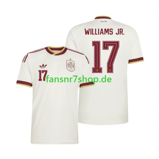 Spanien fußball trikot WM 2026 Nico Williams 17 Herren Auswärts Kurzarm