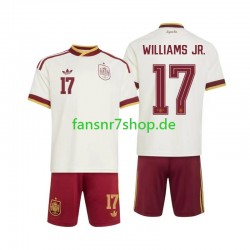 Spanien fußball trikot WM 2026 Nico Williams 17 Kinder Auswärts Kurzarm