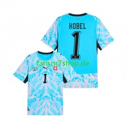 Schweiz fußball trikot WM 2026 Gregor Kobel 1 Torhüter Herren Heim Kurzarm
