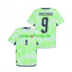 Schweiz fußball trikot WM 2026 Johan Manzambi 9 Herren Auswärts Kurzarm