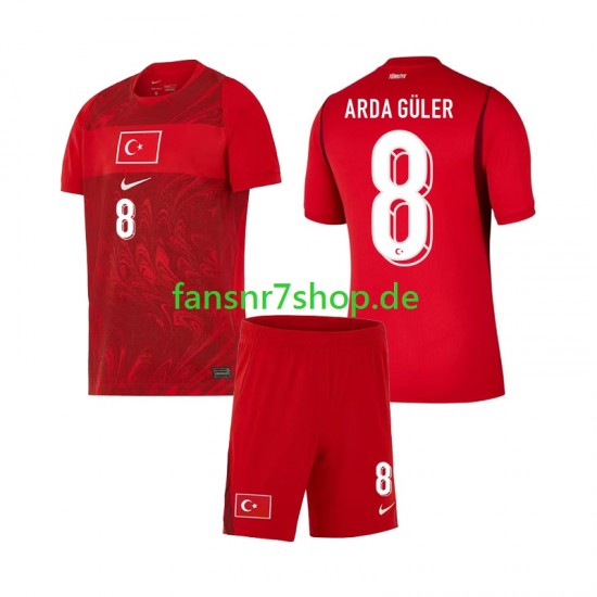 Türkei fußball trikot WM 2026 Arda Guler 8 Kinder Heim Kurzarm