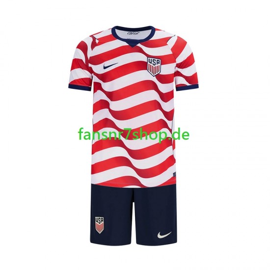 USA fußball trikot WM 2026 Kinder Heim Kurzarm