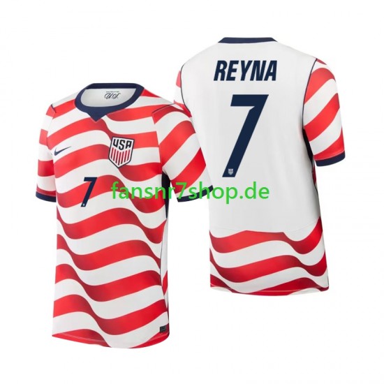 USA fußball trikot WM 2026 Giovanni Reyna 7 Herren Heim Kurzarm