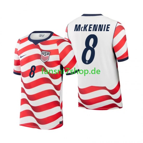 USA fußball trikot WM 2026 Weston McKennie 8 Herren Heim Kurzarm