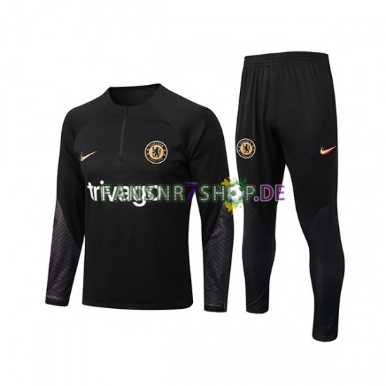 Chelsea Sweatshirts Anzüge Schwarz 2022-2023