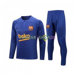 FC Barcelona Sweatshirts Anzüge Blau 2022-2023