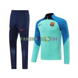 FC Barcelona Sweatshirts Anzüge Grün 2022-2023