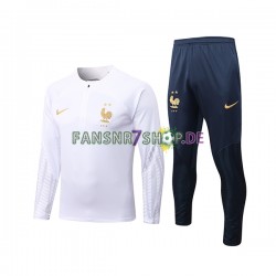 Frankreich Sweatshirts Anzüge Weiß 2022-2023