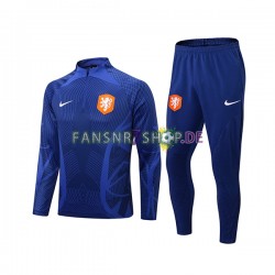 Niederlande Sweatshirts Anzüge Blau 2022-2023