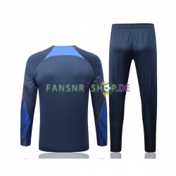 Paris Saint-Germain Sweatshirts Anzüge Blau 2022-2023 SKU001