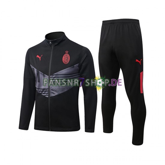 AC Mailand Trainingsanzüge Schwarz 2022-2023