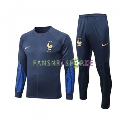 Frankreich Trainingsanzüge Blau 2022-2023 SKU001