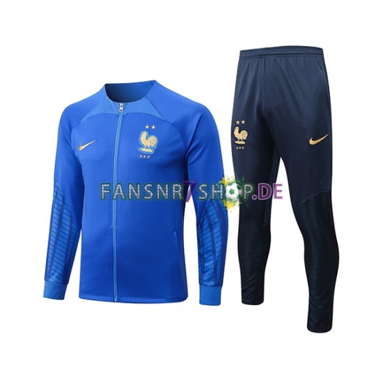 Frankreich Trainingsanzüge Blau 2022-2023
