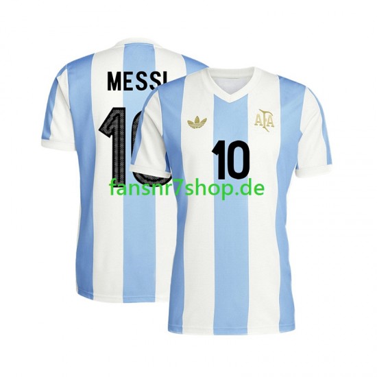 Argentinien fußball trikot Lionel Messi 10 50 Anniversary Herren Heim Kurzarm