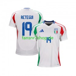 Italien fußball trikot Mateo Retegui 19 Herren Auswärts 2024 Kurzarm