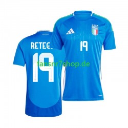 Italien fußball trikot Mateo Retegui 19 Herren Heim 2024 Kurzarm