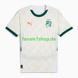 Elfenbeinküste fußball trikot Herren Auswärts 2025 Kurzarm